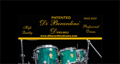 Desktop Screenshot of diberardinodrums.com